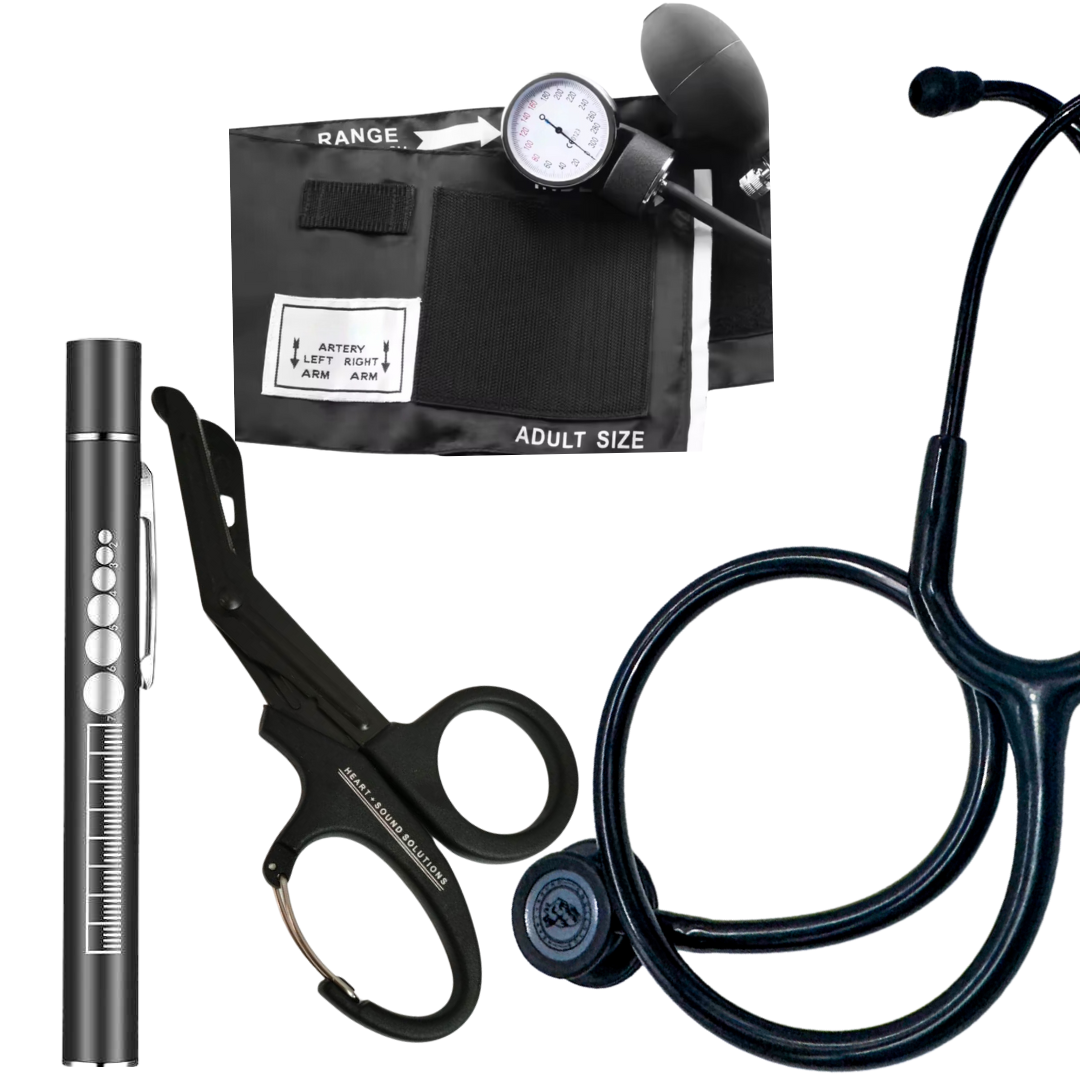 Heart Sound Solutions Head to Toe Assessment Kit for Nurses | Doctors | Students | Home Health - Heart Sound Solutions