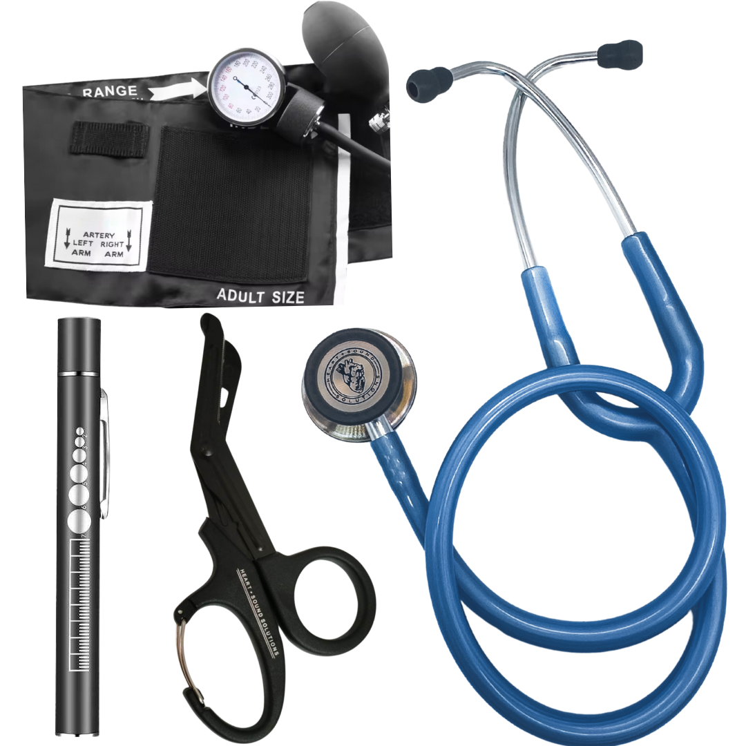 Heart Sound Solutions Head to Toe Assessment Kit for Nurses | Doctors | Students | Home Health - Heart Sound Solutions