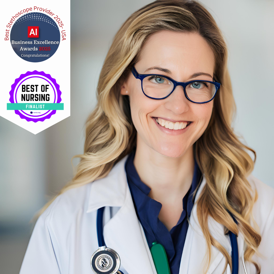 Heart Sound Solutions Signature Series Stethoscope for Nurses, Doctors, Students, Home Health, Dual Head, for Adults and Pediatric