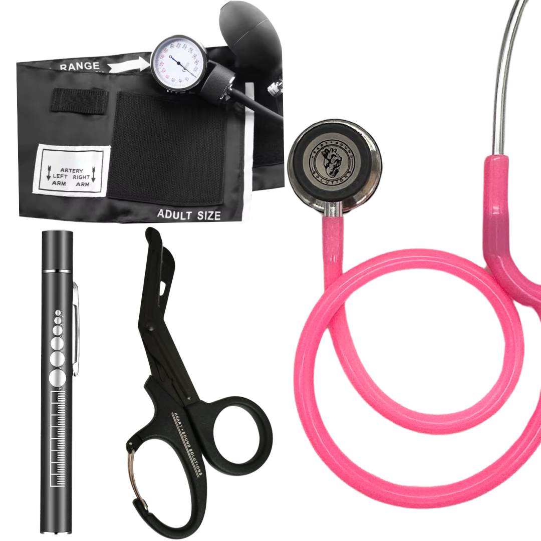 Heart Sound Solutions Head to Toe Assessment Kit for Nurses | Doctors | Students | Home Health - Heart Sound Solutions