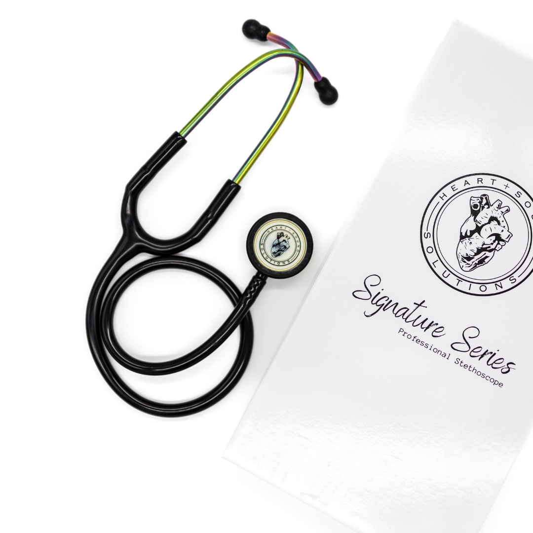 Heart Sound Solutions Signature Series Stethoscope for Nurses, Doctors, Students, Home Health, Dual Head, for Adults and Pediatric - Heart Sound Solutions