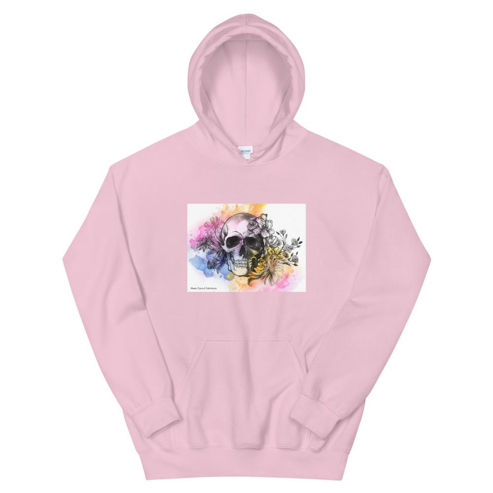 Heart Sound Solutions Skull Watercolor Hoodie - Heart Sound Solutions