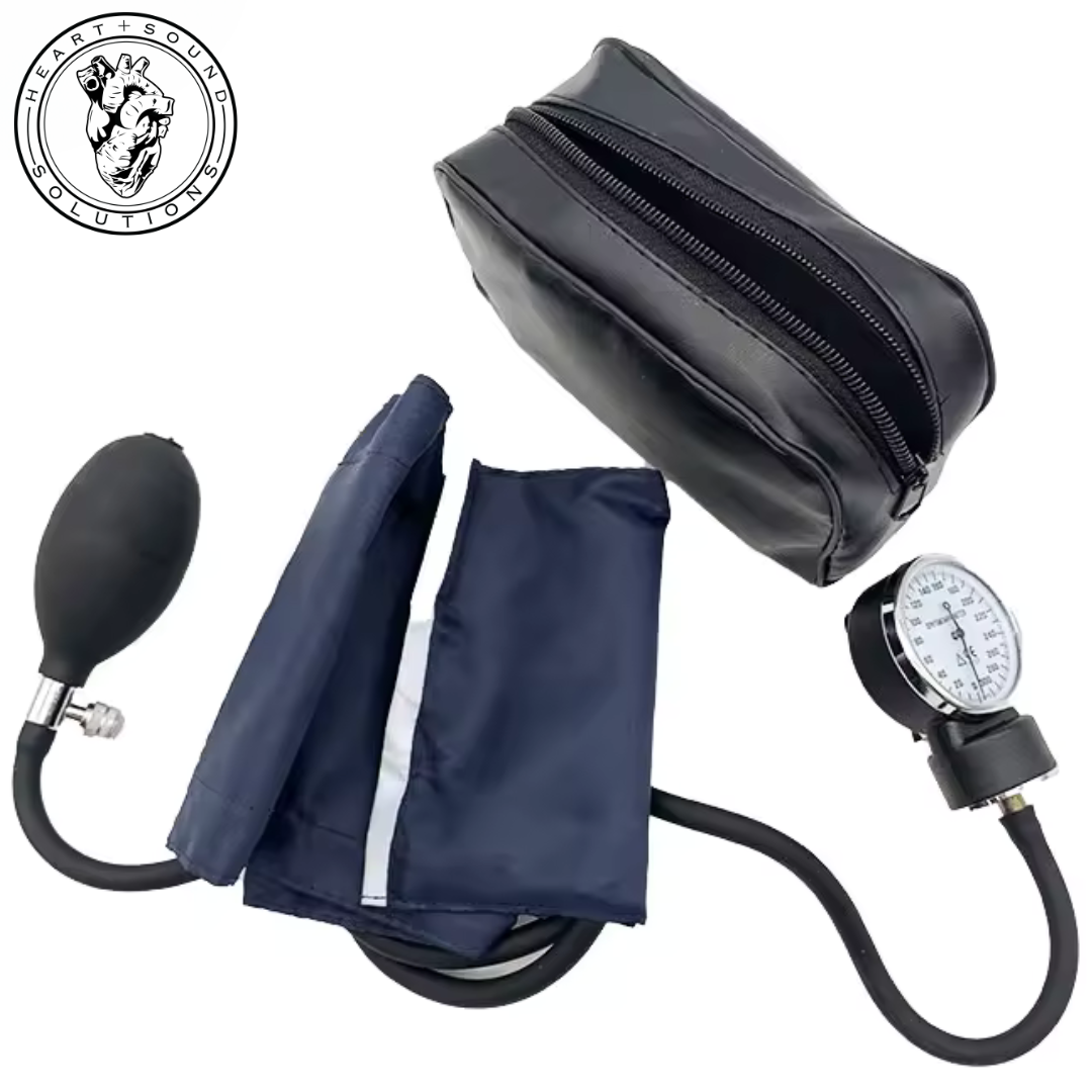 Nursing Student Assessment Kit – Stethoscope, Blood Pressure Cuff, Penlight & Trauma Shears – Complete Head-to-Toe Nursing School Starter Kit for Clinical Rotations & Vital Signs Practice - Heart Sound Solutions