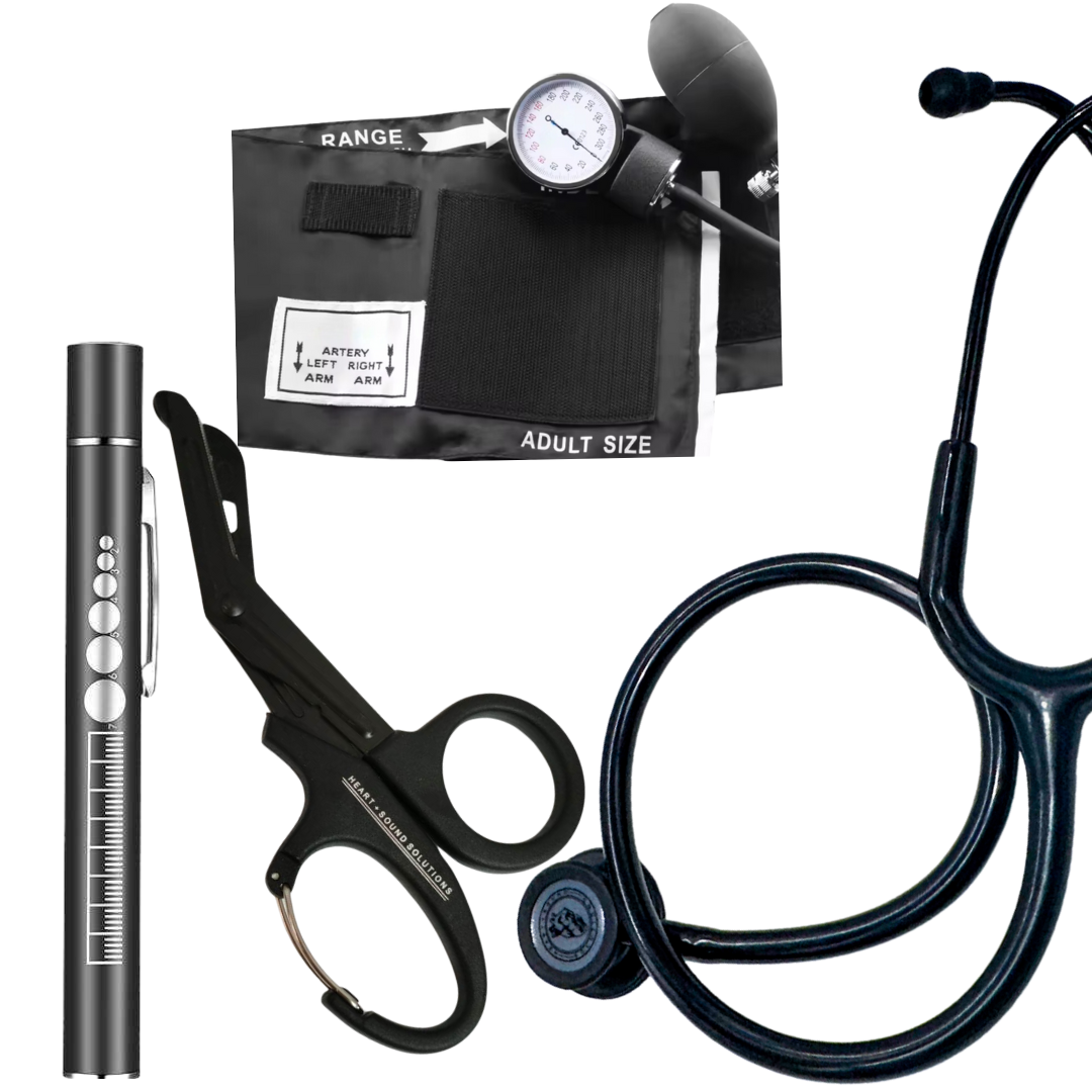 Heart Sound Solutions Head to Toe Assessment Kit for Nurses | Doctors | Students | Home Health