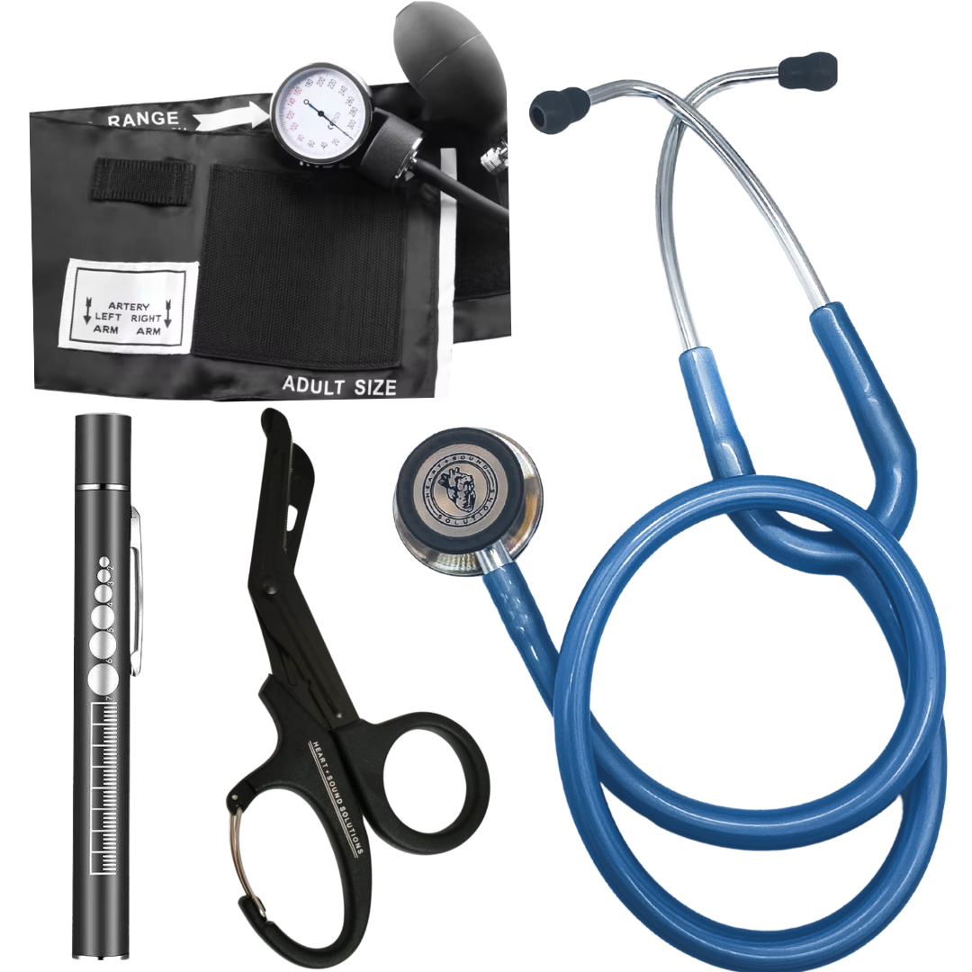 Heart Sound Solutions Head to Toe Assessment Kit for Nurses | Doctors | Students | Home Health