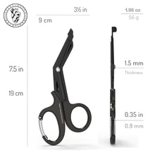Precision Stainless Steel Medical Scissors, Surgical Grade, Fluoride Coated Serrated Blades, Rust-Resistant, Professional Quality for Nurses, Healthcare, First Aid, 7.5 inches