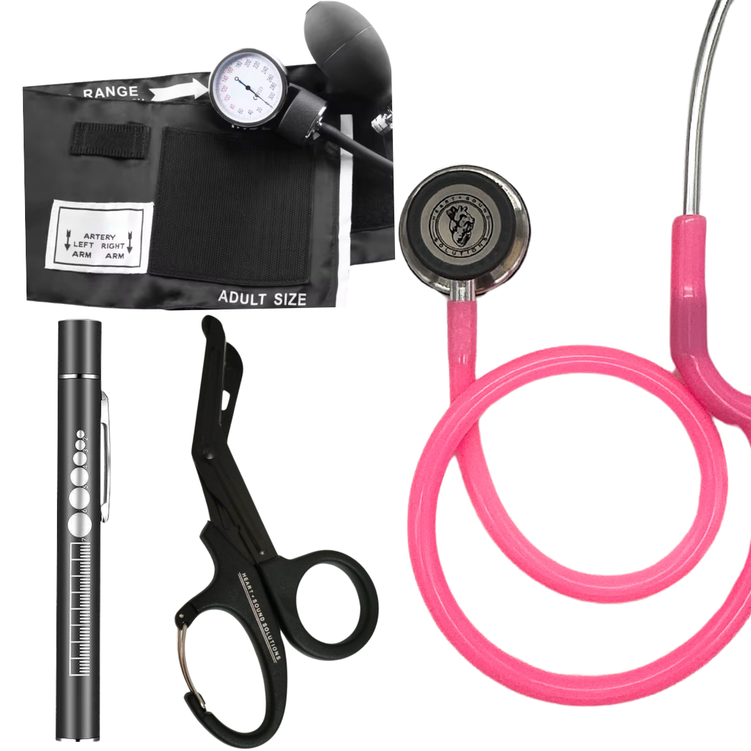 Heart Sound Solutions Head to Toe Assessment Kit for Nurses | Doctors | Students | Home Health