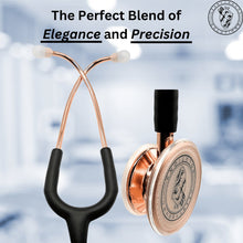 Heart Sound Solutions Signature Series Stethoscope for Nurses, Doctors, and Medical Students | Dual Head Design for Adults & Kids (Rose Gold x Matte Black) - Heart Sound Solutions
