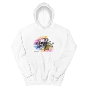 Heart Sound Solutions Skull Watercolor Hoodie - Heart Sound Solutions