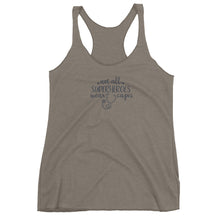 Heart+Sound Solutions Not All Superheroes Wear Capes Women's Racerback Tank - Heart Sound Solutions