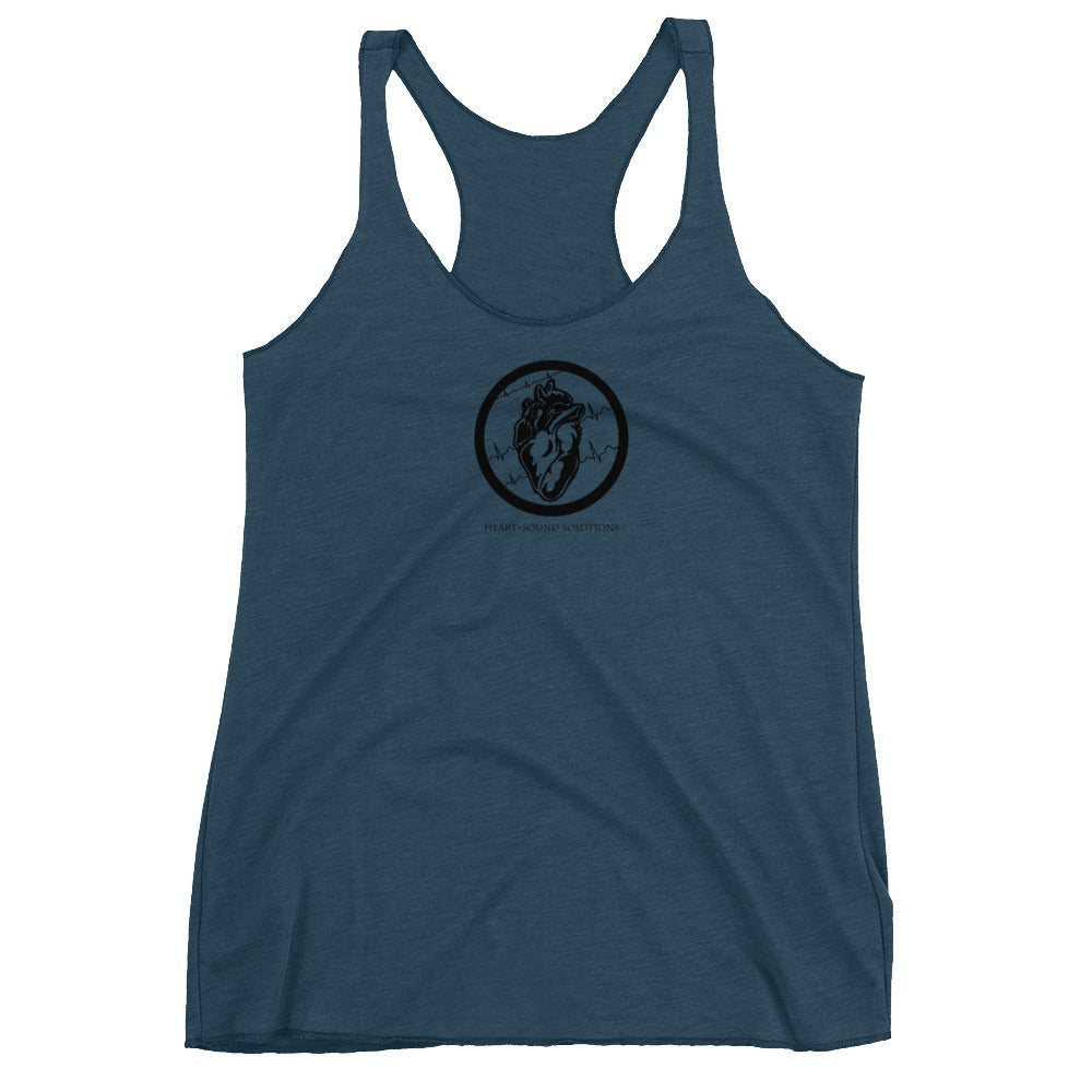 Heart+Sound Solutions Women's Racerback Tank Top - Heart Sound Solutions